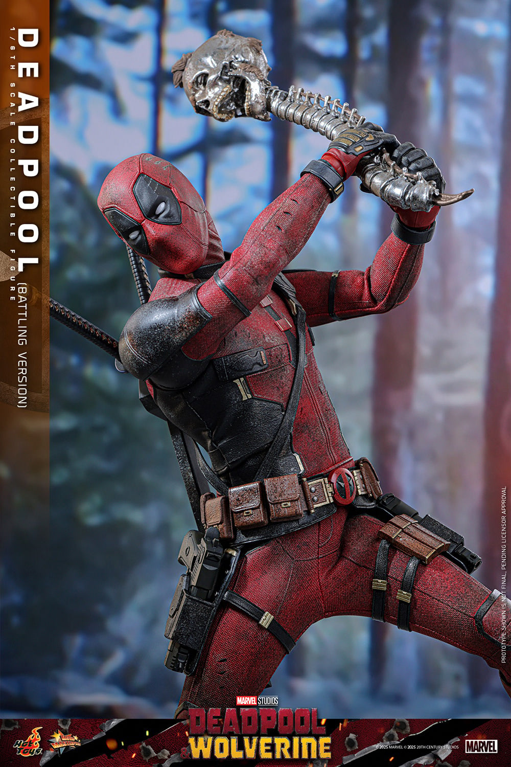 Deadpool (Battling Version) Marvel Sixth Scale Figure