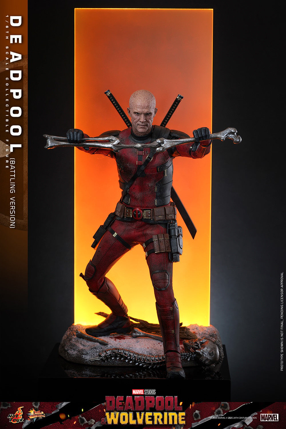Deadpool (Battling Version) Marvel Sixth Scale Figure