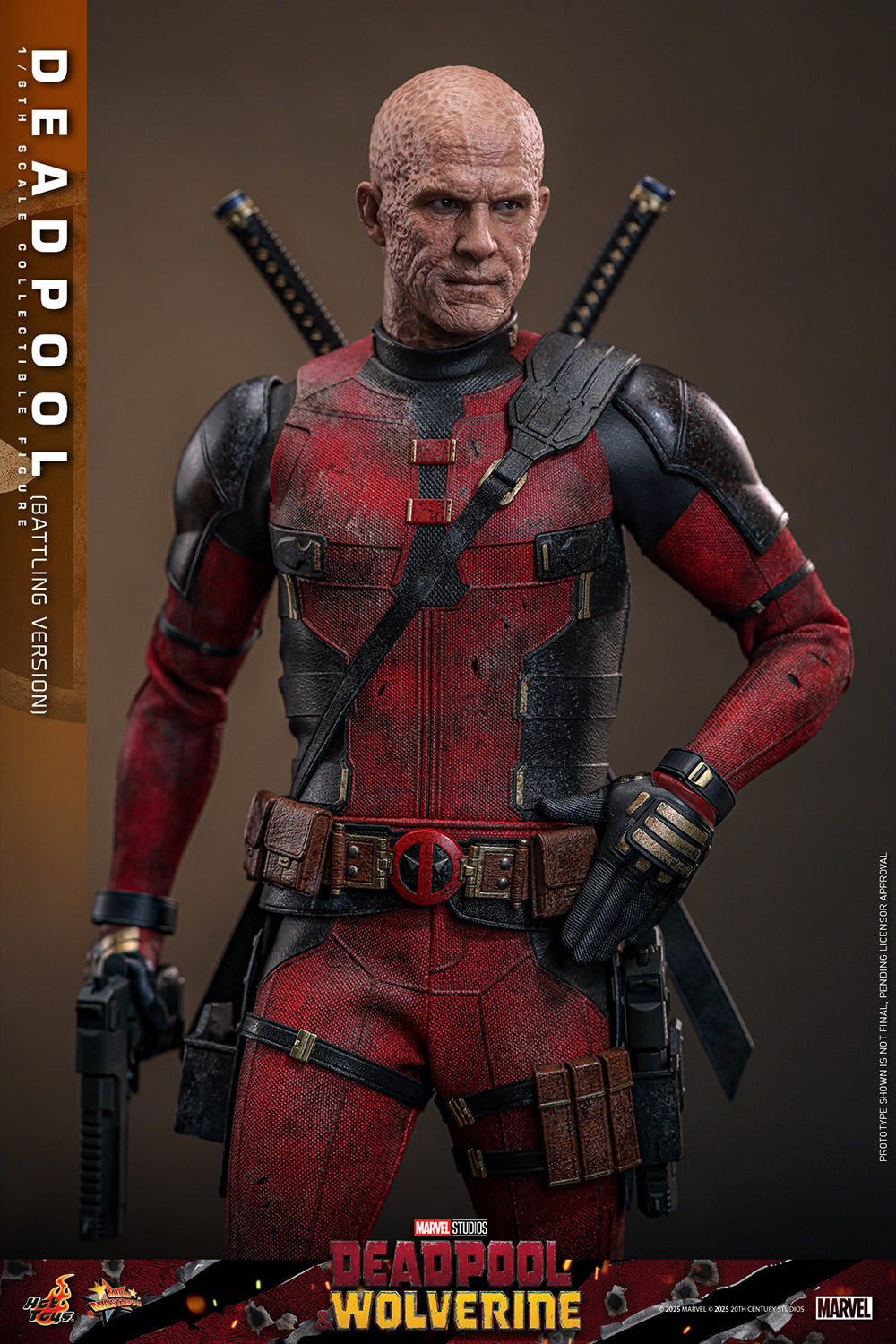 Deadpool (Battling Version) Marvel Sixth Scale Figure