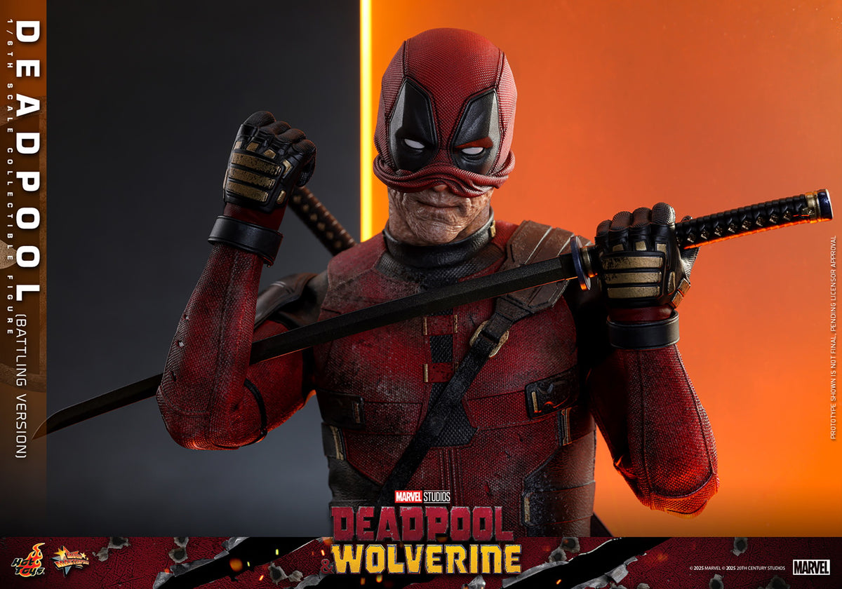 Deadpool (Battling Version) Marvel Sixth Scale Figure