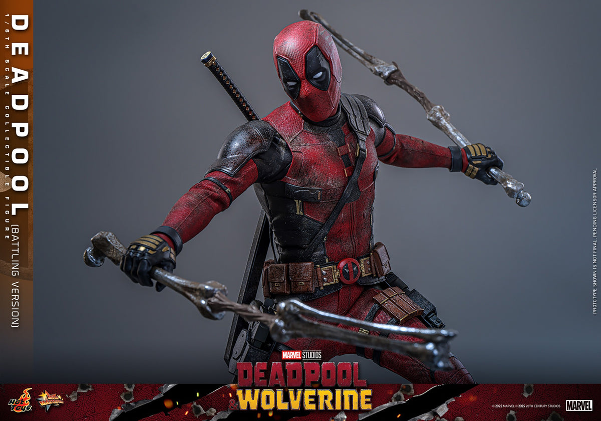 Deadpool (Battling Version) Marvel Sixth Scale Figure