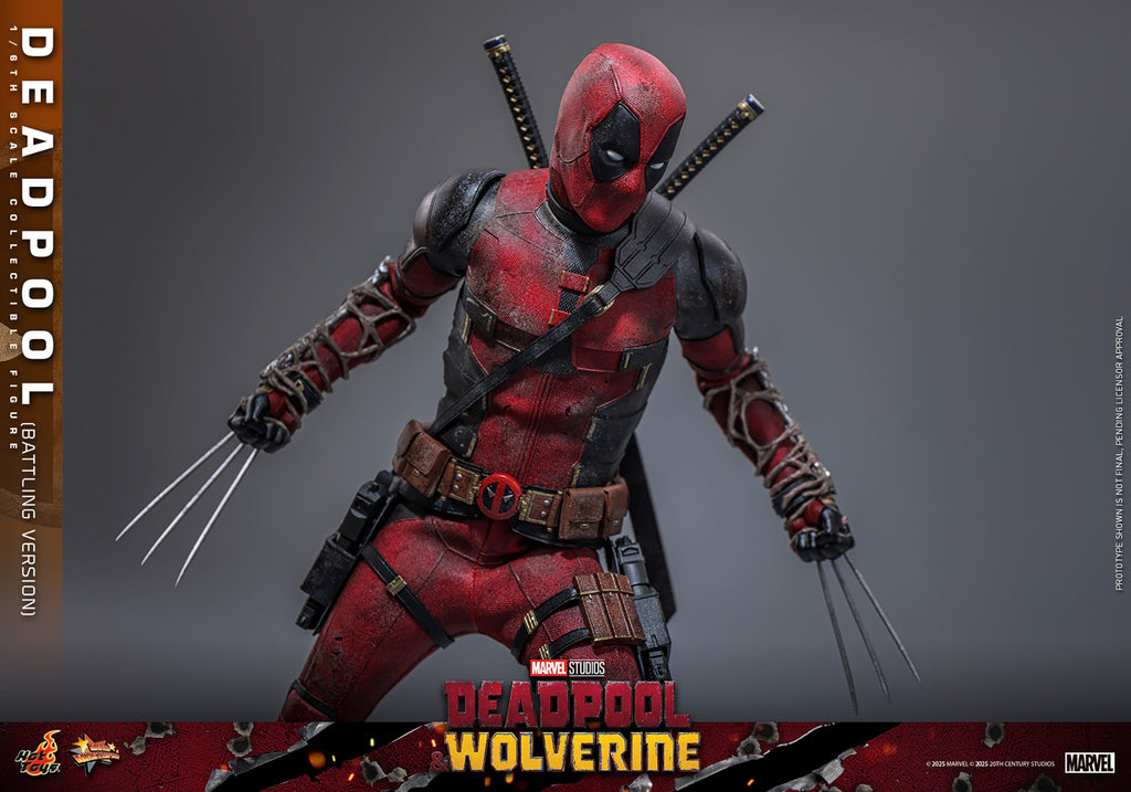 Deadpool (Battling Version) Marvel Sixth Scale Figure