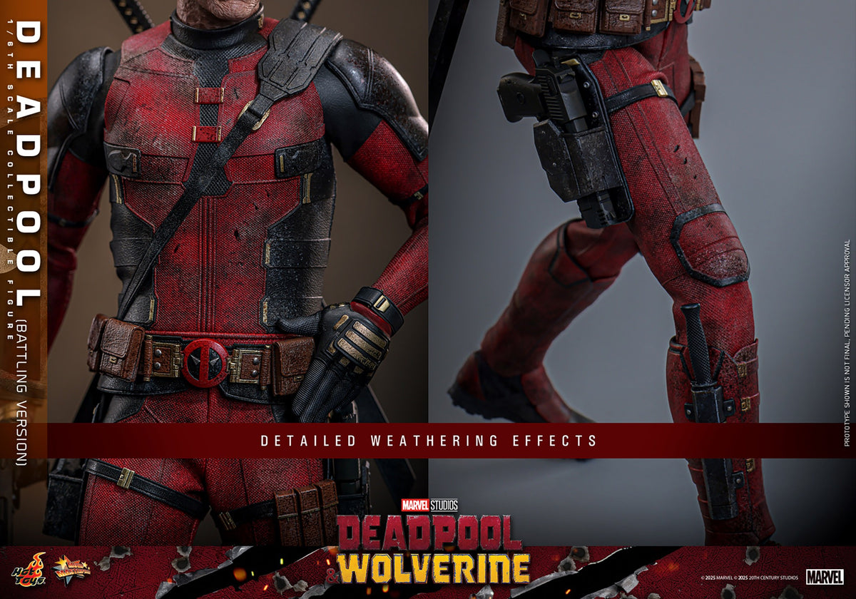 Deadpool (Battling Version) Marvel Sixth Scale Figure