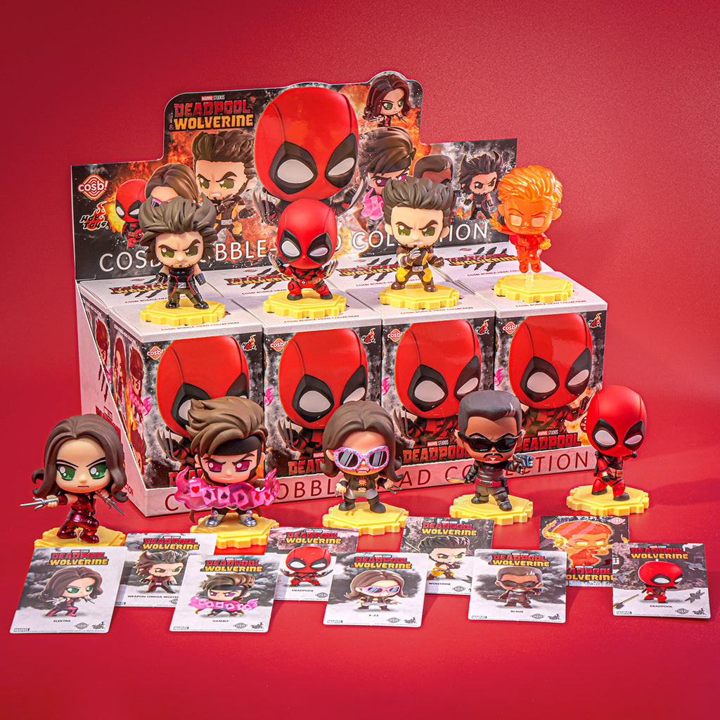 Deadpool & Wolverine Cosbi Bobble-Head Collection (Series 2) Marvel Blind Box Set