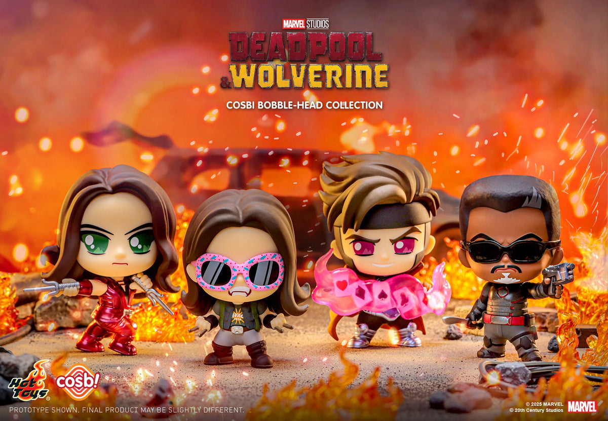 Deadpool & Wolverine Cosbi Bobble-Head Collection (Series 2) Marvel Blind Box Set