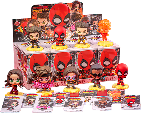 Deadpool & Wolverine Cosbi Bobble-Head Collection (Series 2) Marvel Blind Box Set