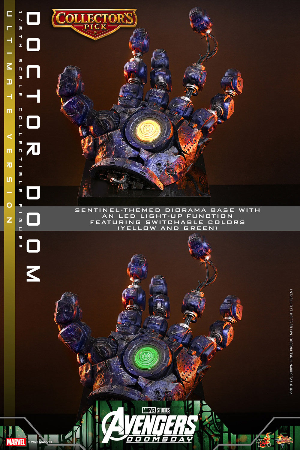 Doctor Doom Marvel Sixth Scale Figure
