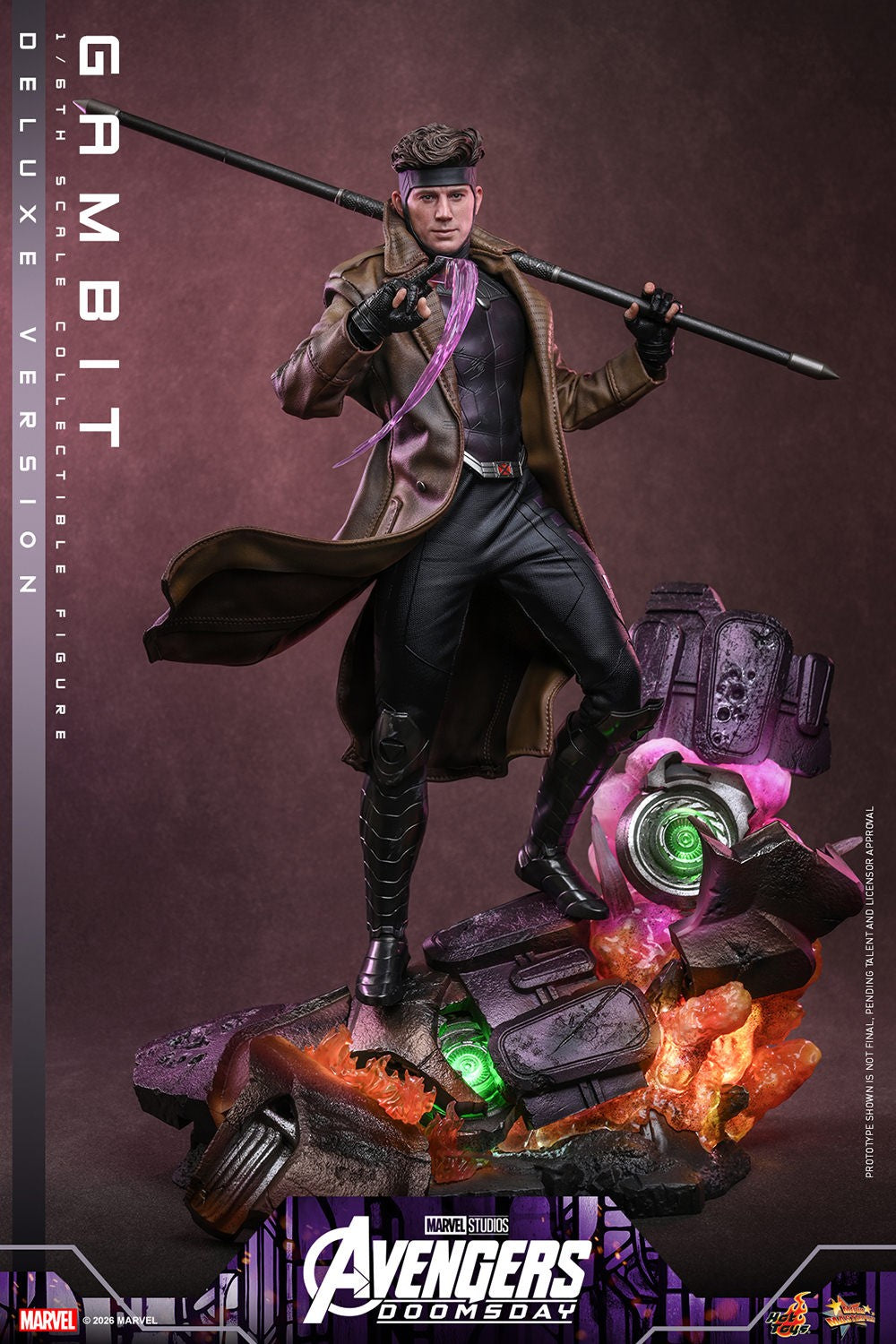 Gambit Marvel Sixth Scale Figure