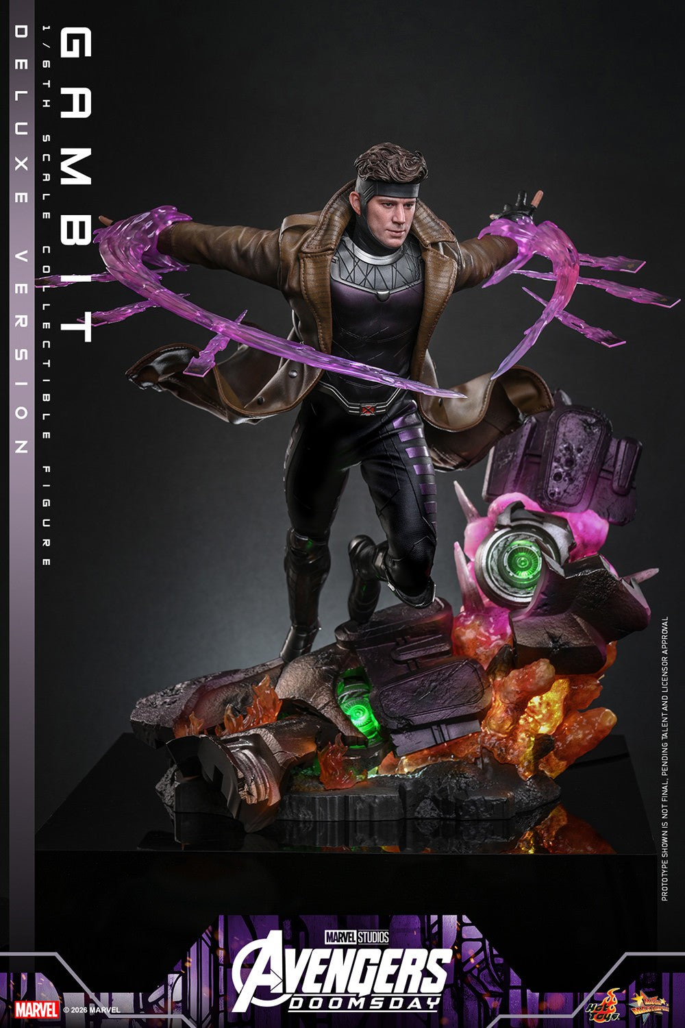 Gambit Marvel Sixth Scale Figure