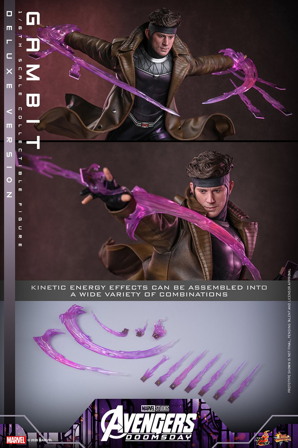 Gambit Marvel Sixth Scale Figure