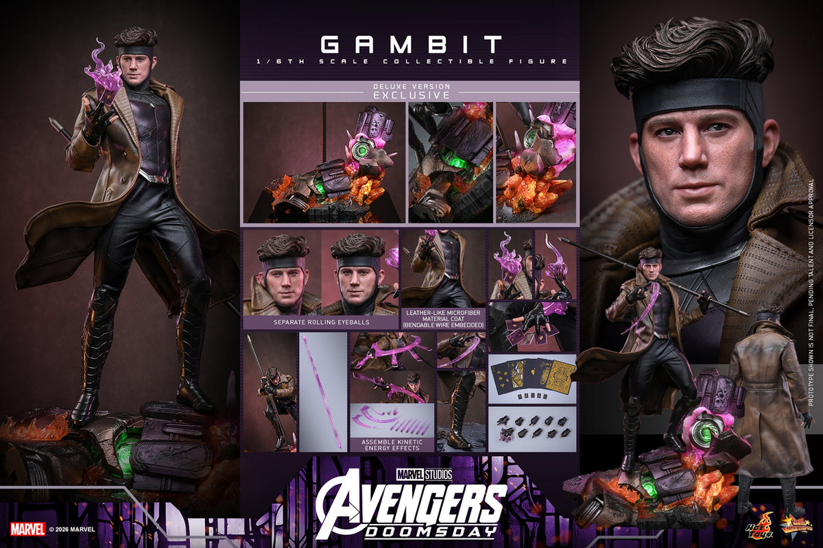 Gambit Marvel Sixth Scale Figure