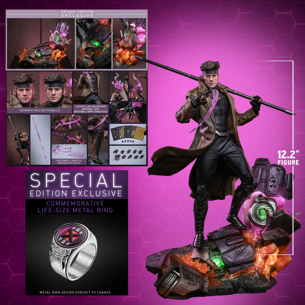 Gambit Marvel Sixth Scale Figure