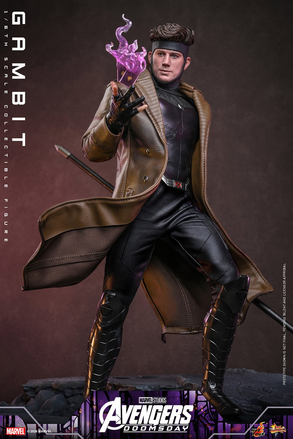 Gambit Marvel Sixth Scale Figure