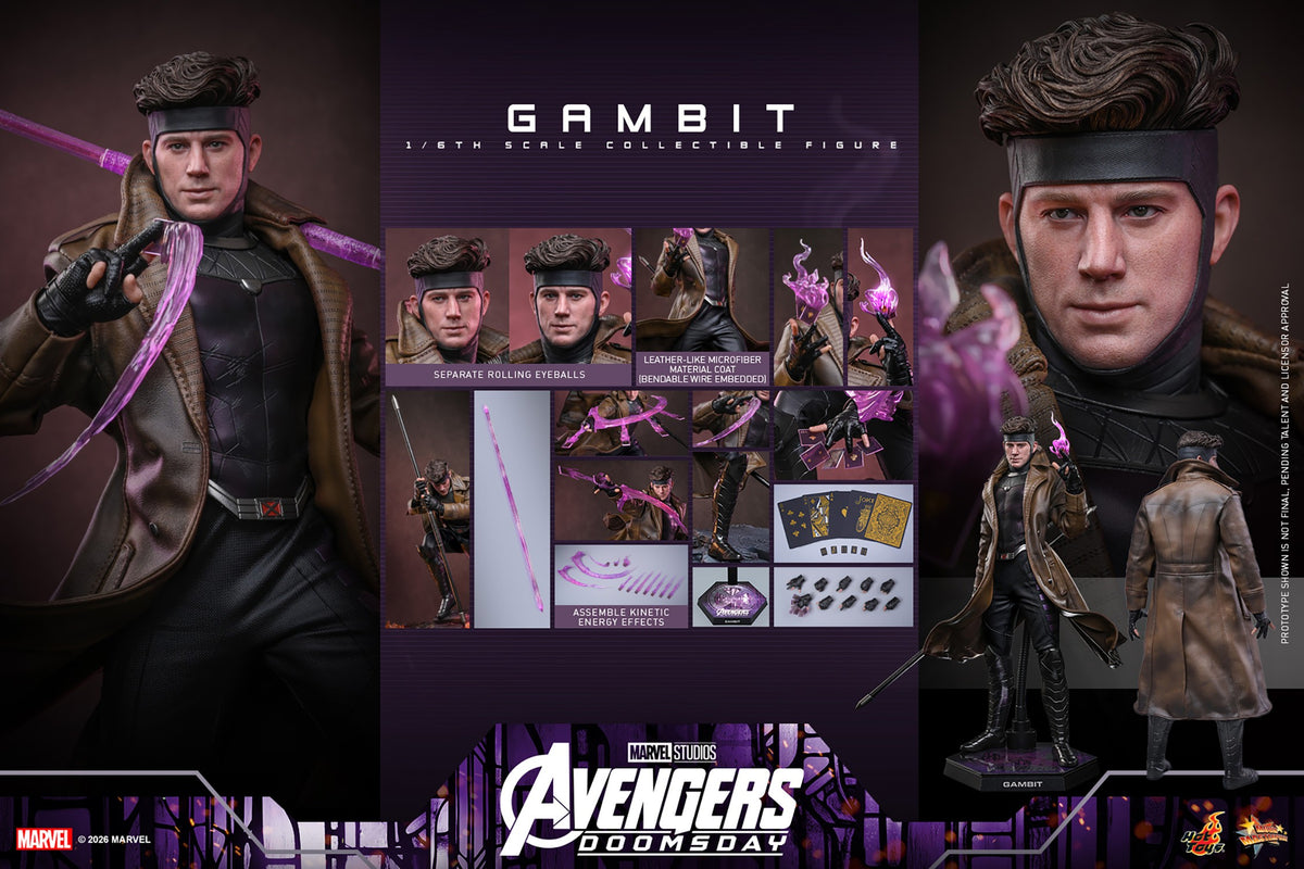 Gambit Marvel Sixth Scale Figure