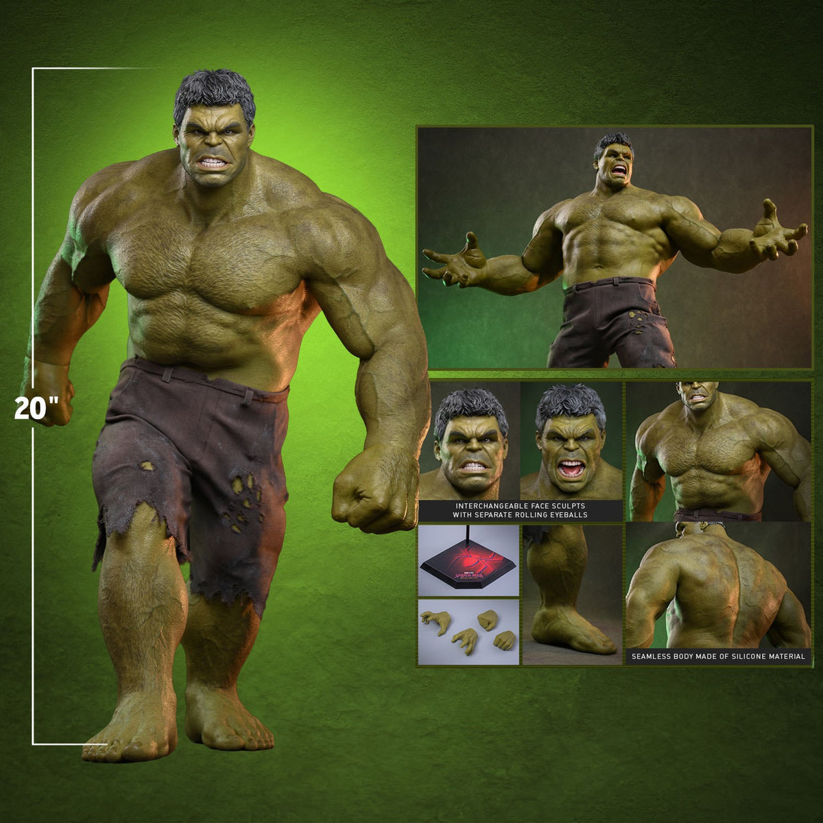 Hulk Marvel Sixth Scale Figure
