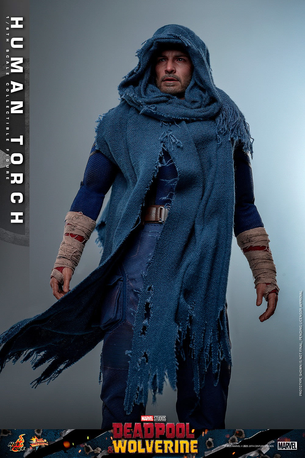 Human Torch Marvel Sixth Scale Figure