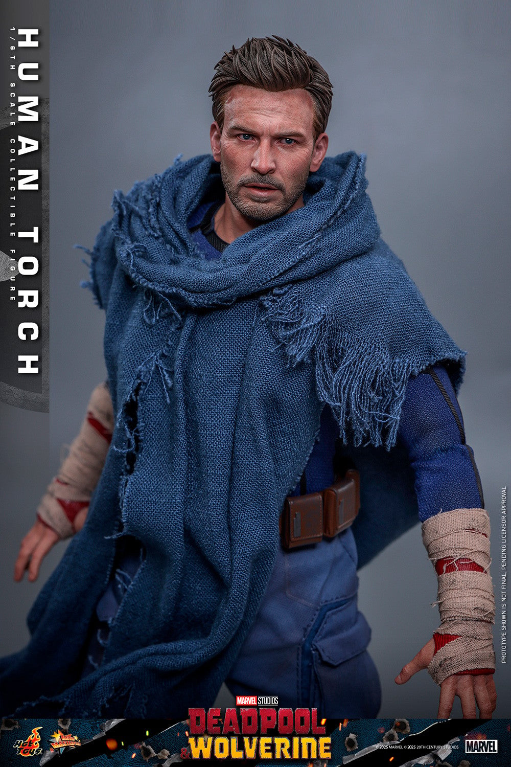 Human Torch Marvel Sixth Scale Figure