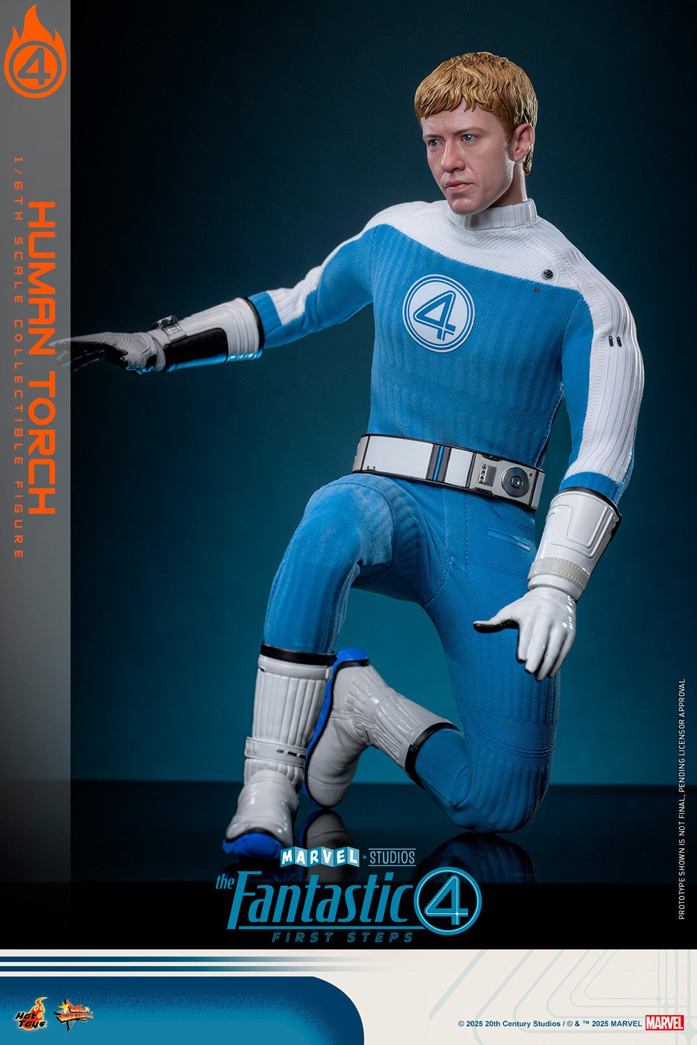 Human Torch Marvel Sixth Scale Figure