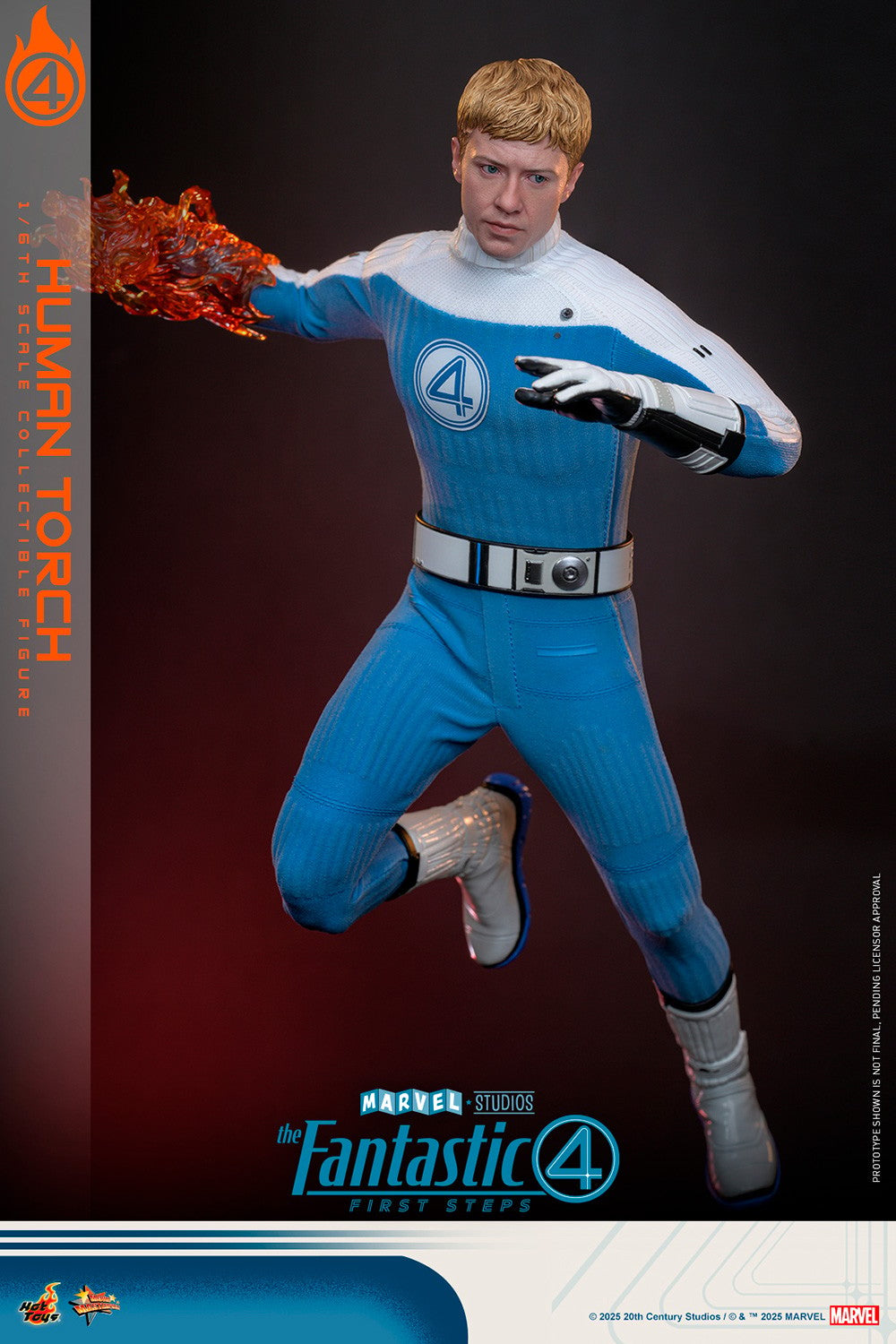 Human Torch Marvel Sixth Scale Figure