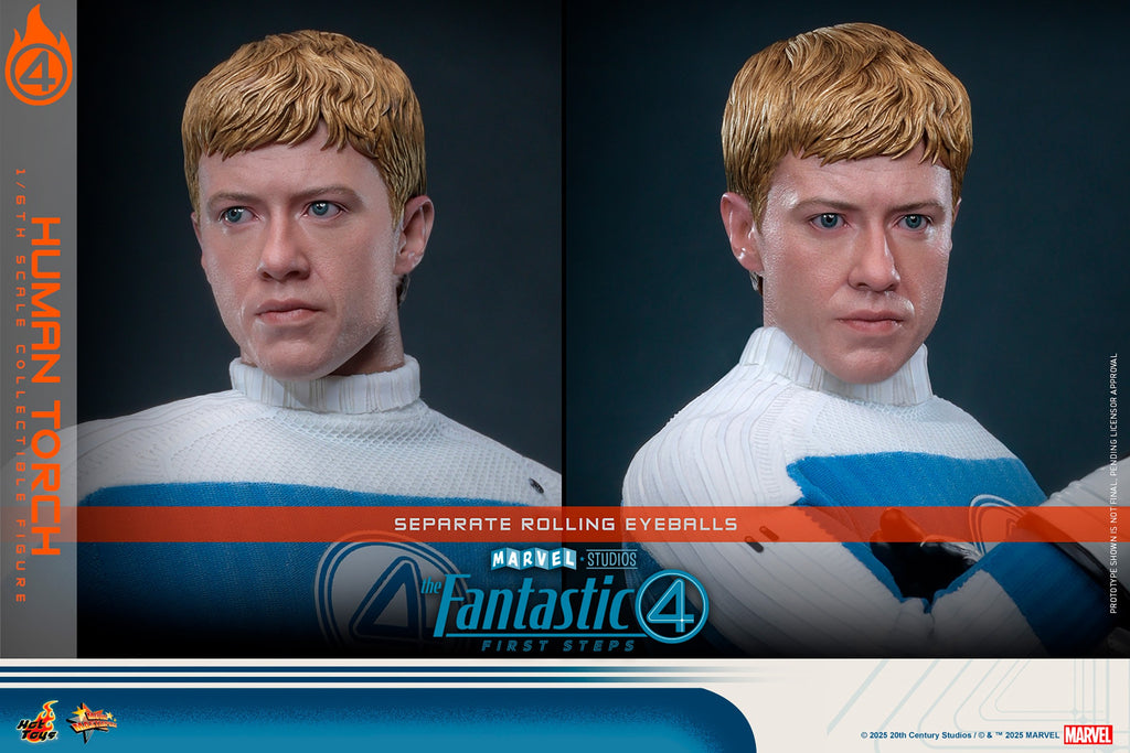 Human Torch Marvel Sixth Scale Figure