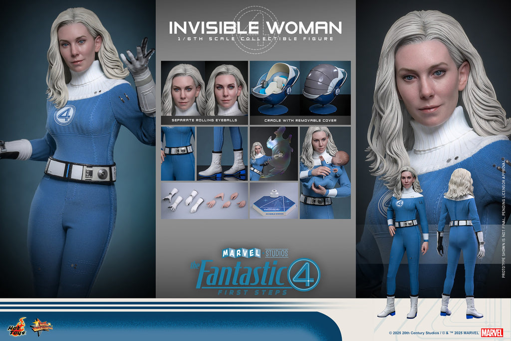 Invisible Woman Marvel Sixth Scale Figure