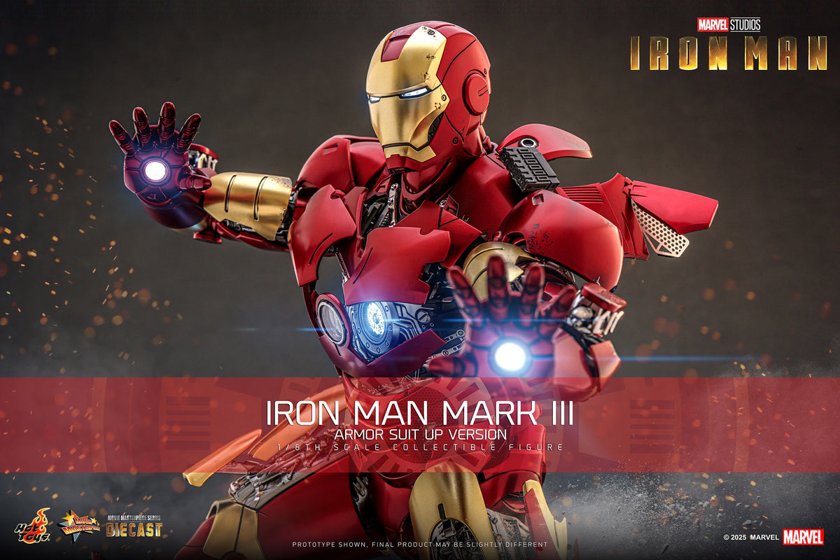 Iron Man Mark III (Armor Suit Up Version) Marvel Sixth Scale Figure