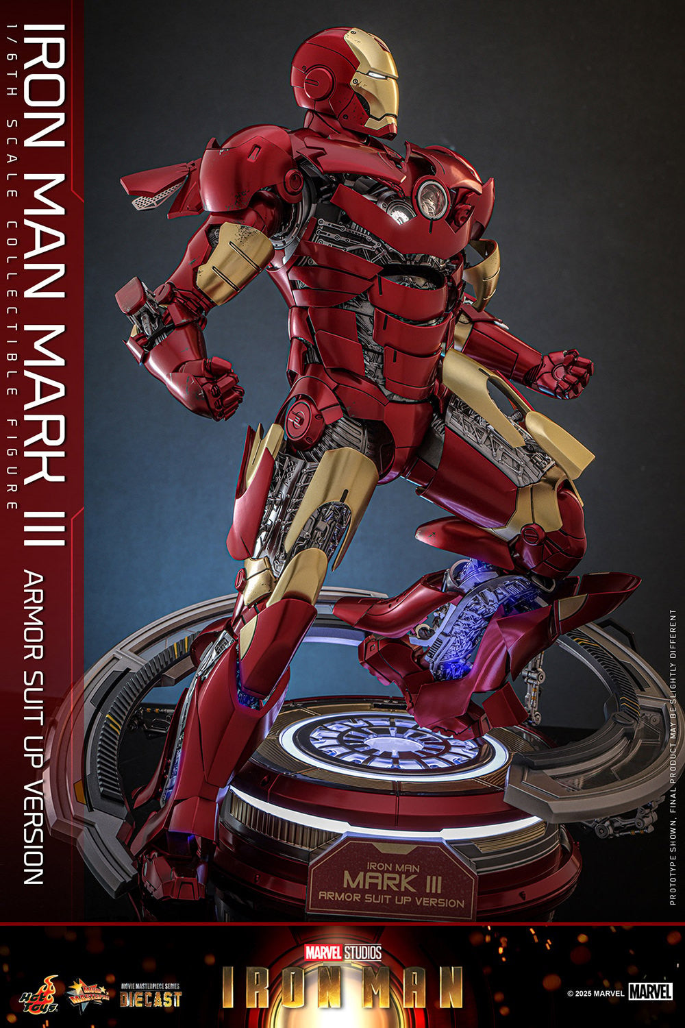 Iron Man Mark III (Armor Suit Up Version) Marvel Sixth Scale Figure