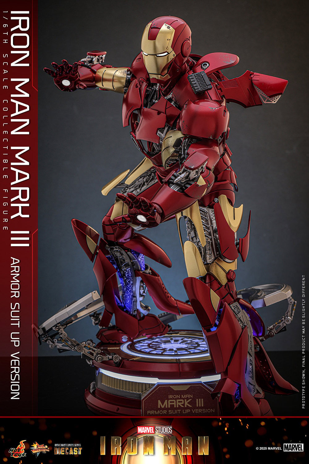 Iron Man Mark III (Armor Suit Up Version) Marvel Sixth Scale Figure