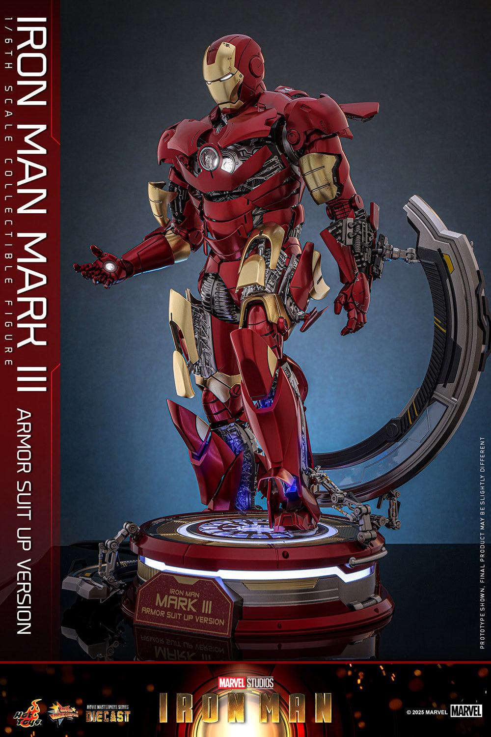Iron Man Mark III (Armor Suit Up Version) Marvel Sixth Scale Figure