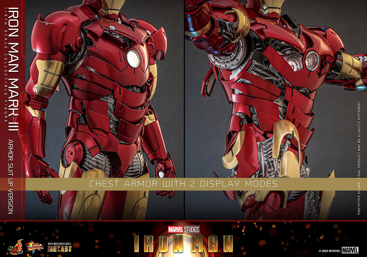 Iron Man Mark III (Armor Suit Up Version) Marvel Sixth Scale Figure