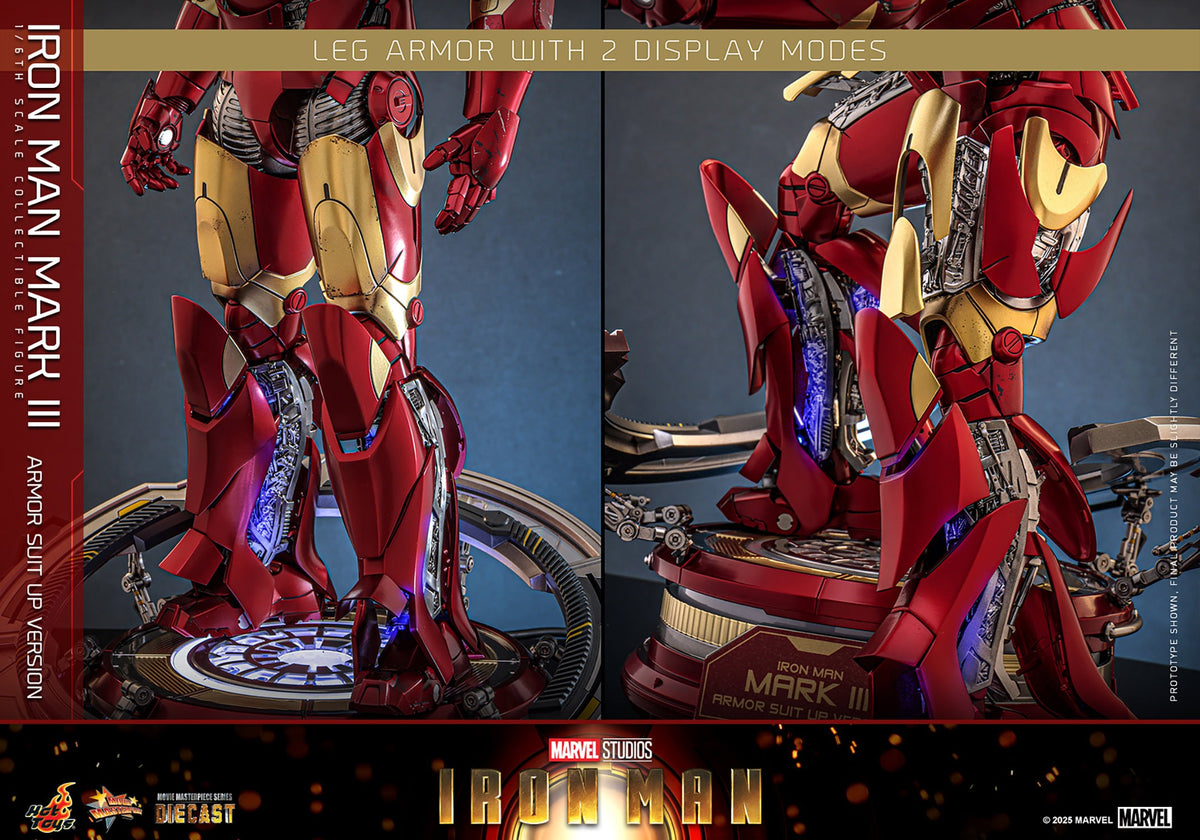 Iron Man Mark III (Armor Suit Up Version) Marvel Sixth Scale Figure