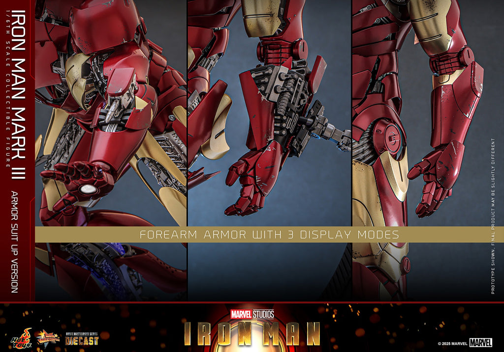 Iron Man Mark III (Armor Suit Up Version) Marvel Sixth Scale Figure