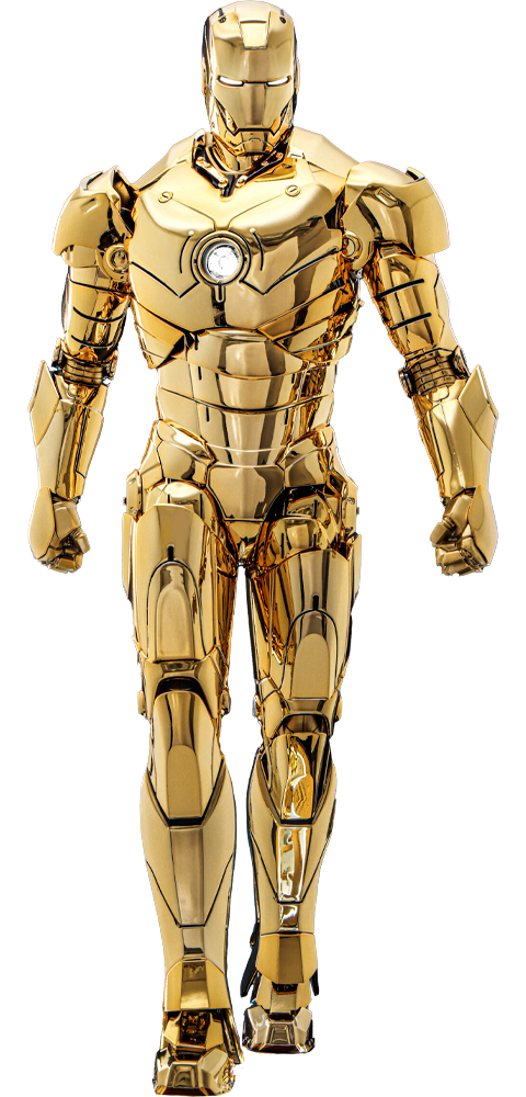 Iron Man Mark III (Golden Color Version) Marvel Sixth Scale Figure