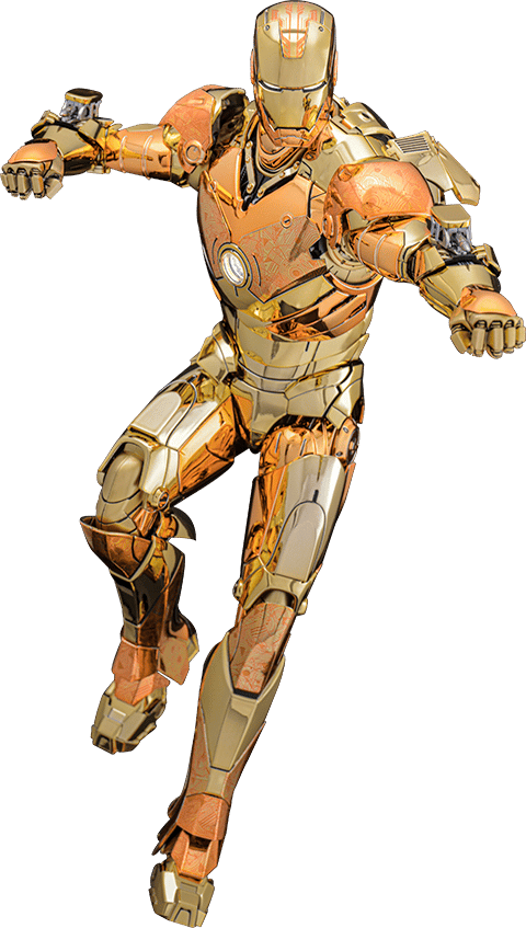 Iron Man Mark III (Golden & Copper Gold Version) Marvel Sixth Scale Figure