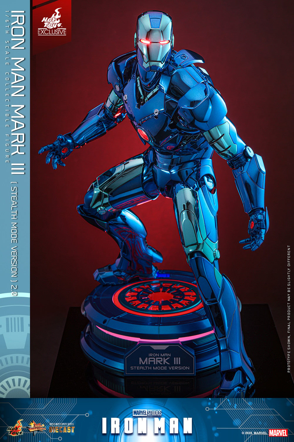 Iron Man Mark III (Stealth Mode Version) 2.0 Marvel Sixth Scale Figure