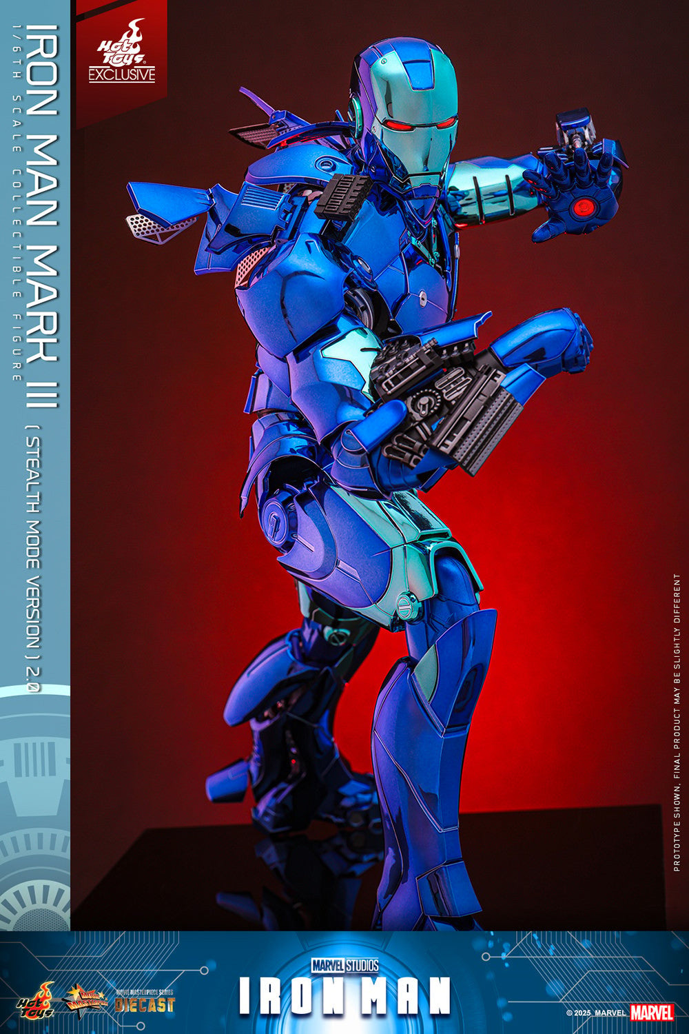 Iron Man Mark III (Stealth Mode Version) 2.0 Marvel Sixth Scale Figure