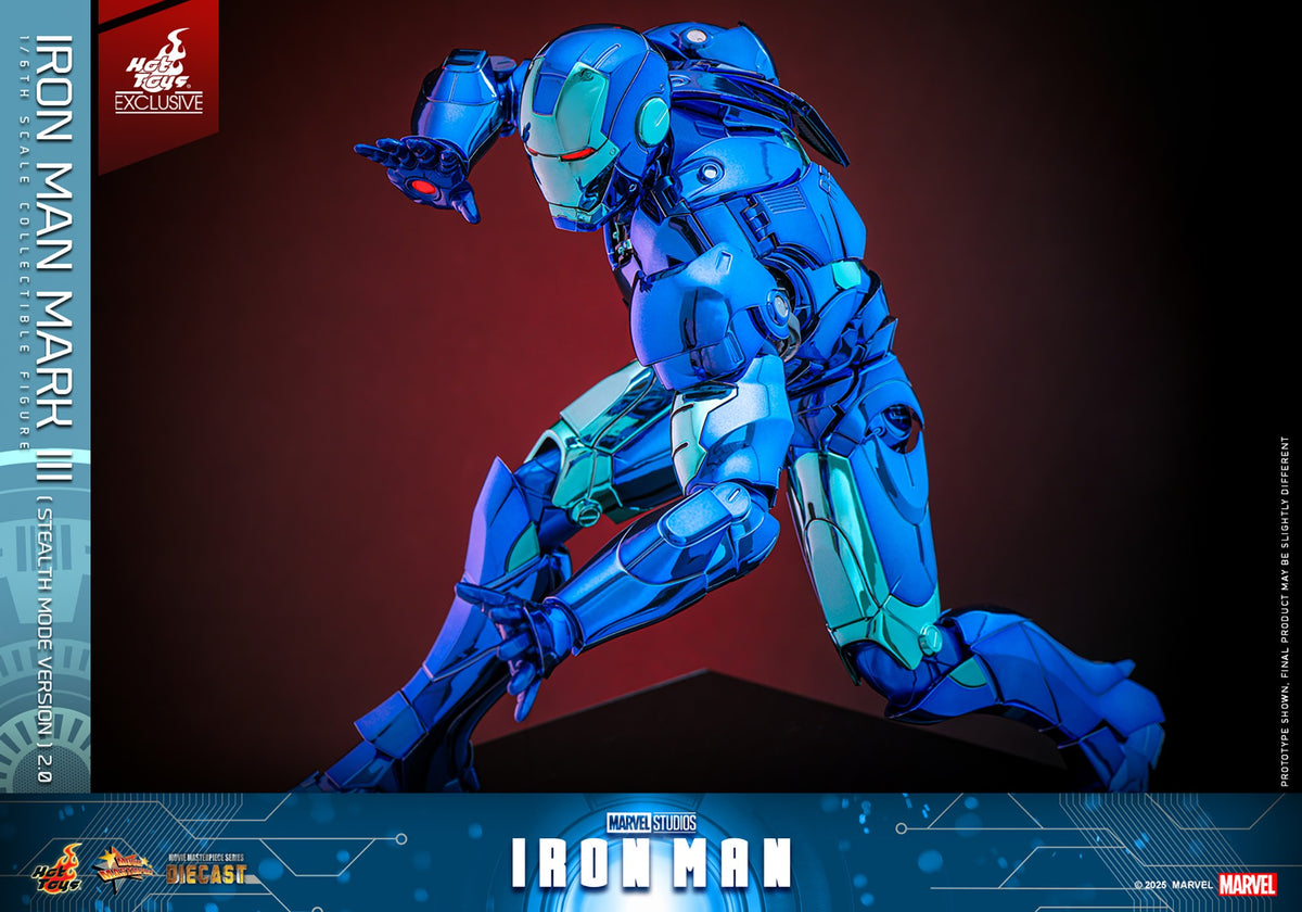 Iron Man Mark III (Stealth Mode Version) 2.0 Marvel Sixth Scale Figure