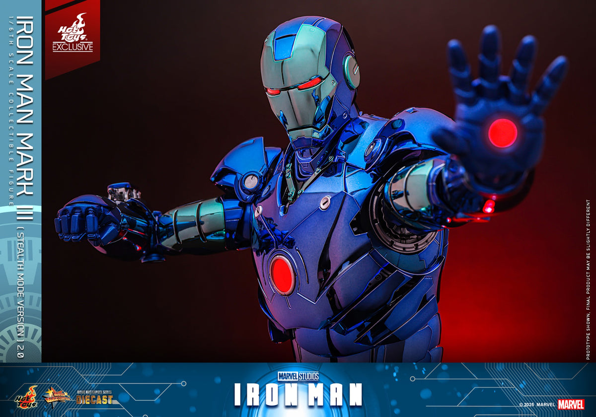 Iron Man Mark III (Stealth Mode Version) 2.0 Marvel Sixth Scale Figure