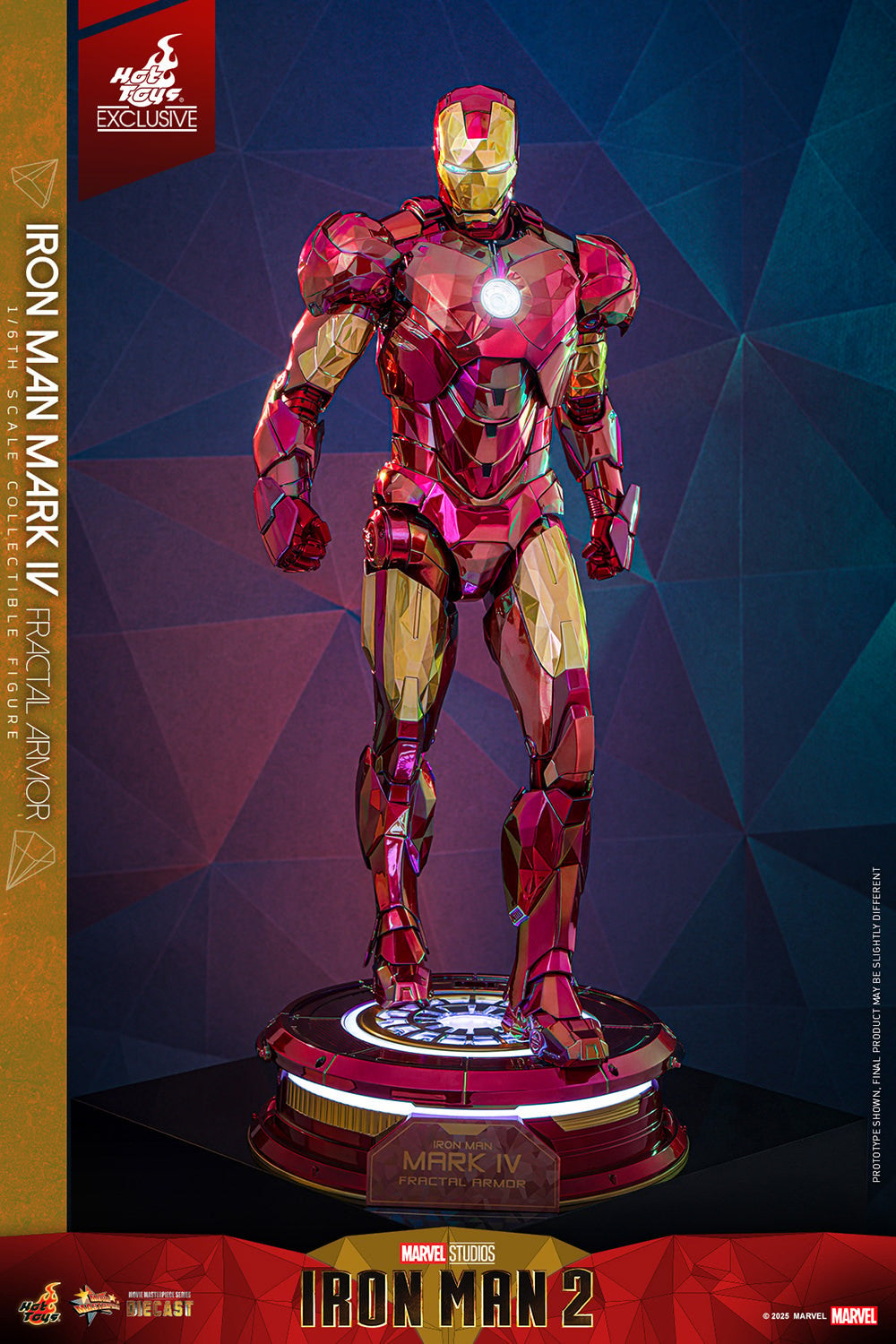 Iron Man Mark IV (Fractal Armor) Marvel Sixth Scale Figure