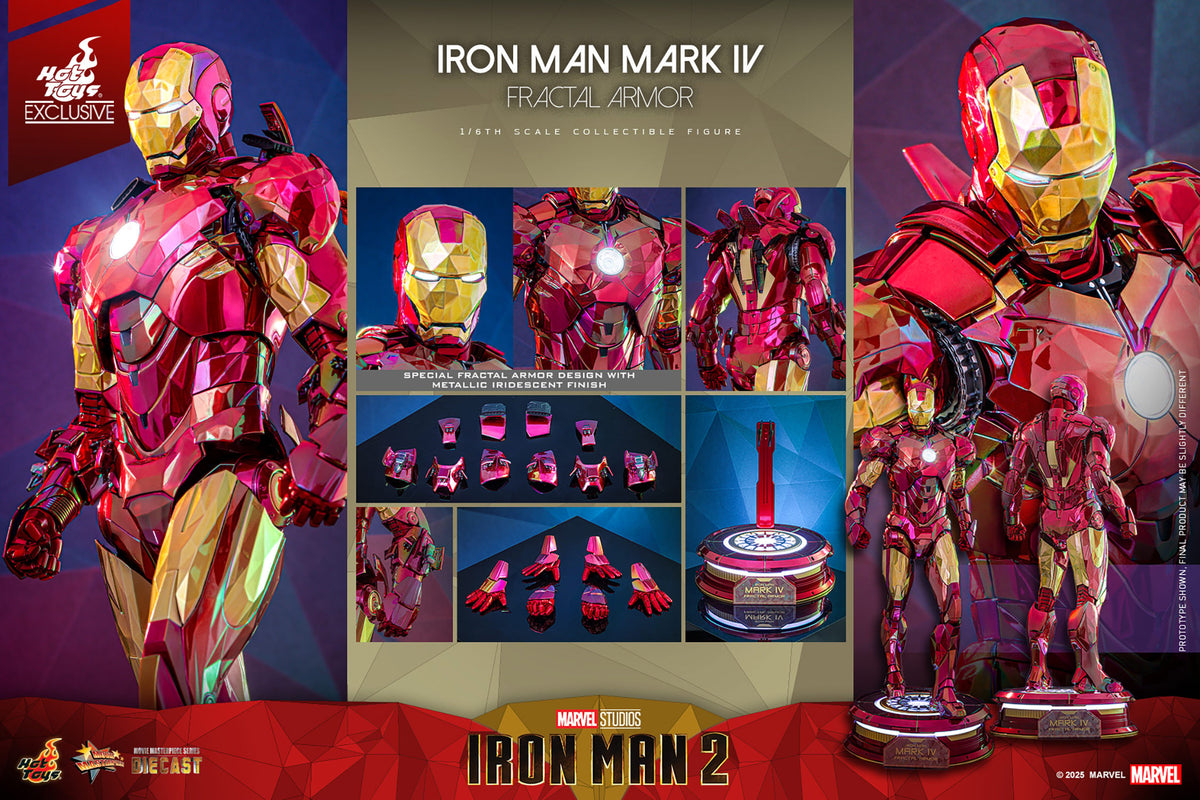Iron Man Mark IV (Fractal Armor) Marvel Sixth Scale Figure