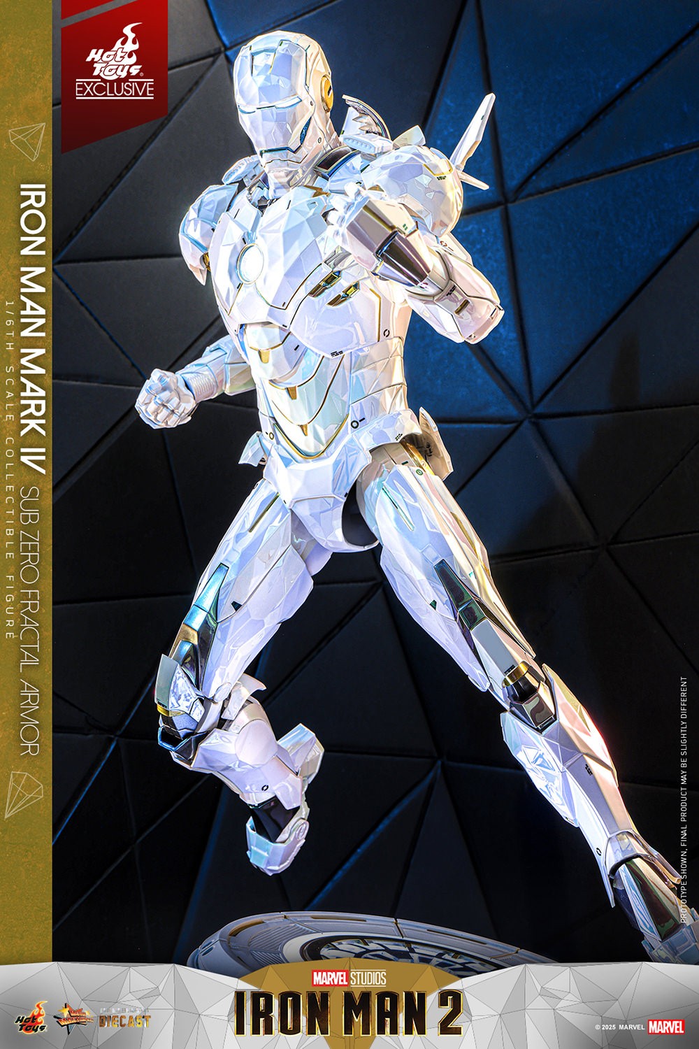 Iron Man Mark IV (Sub-Zero Fractal Armor) Marvel Sixth Scale Figure