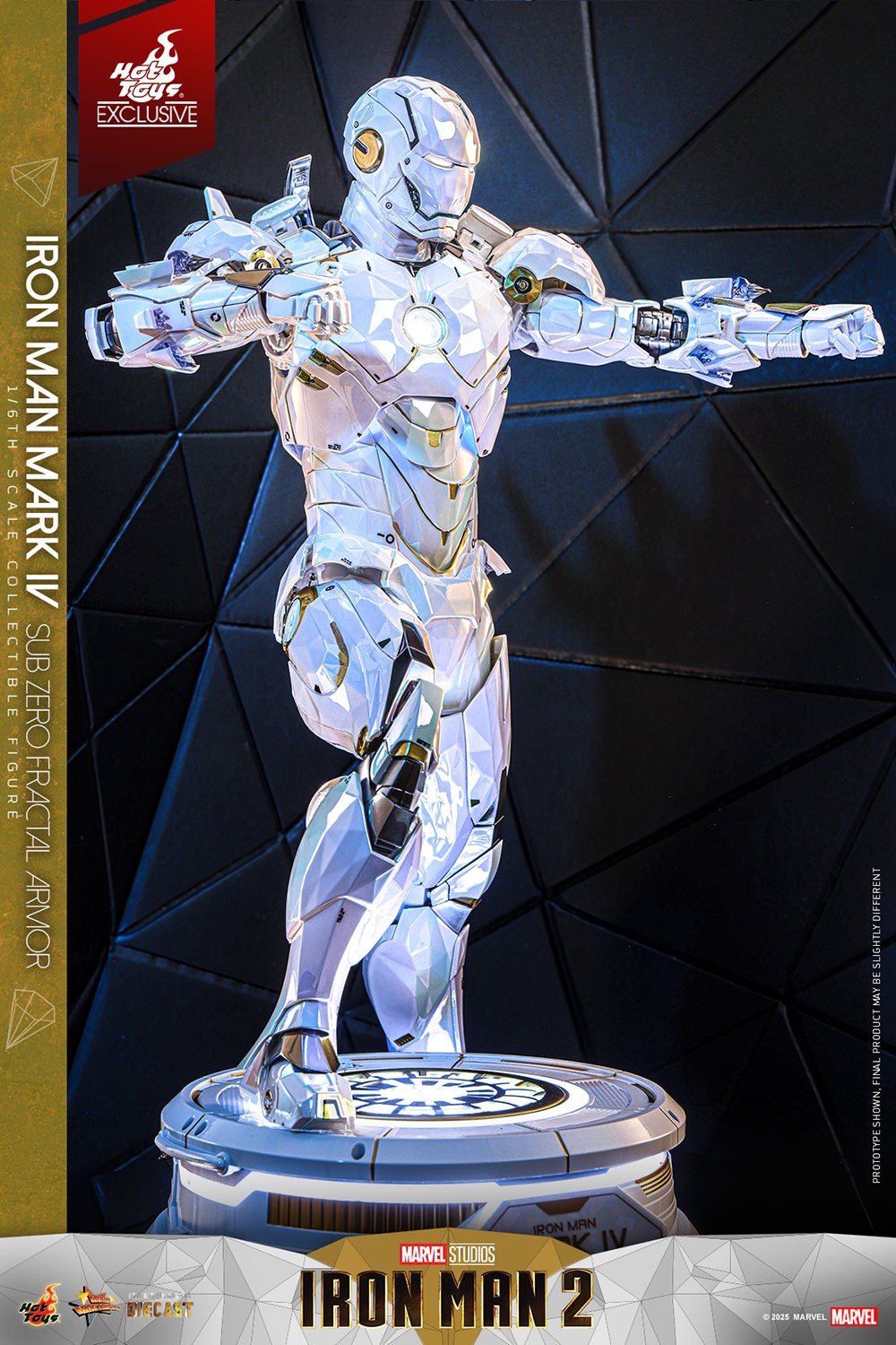 Iron Man Mark IV (Sub-Zero Fractal Armor) Marvel Sixth Scale Figure