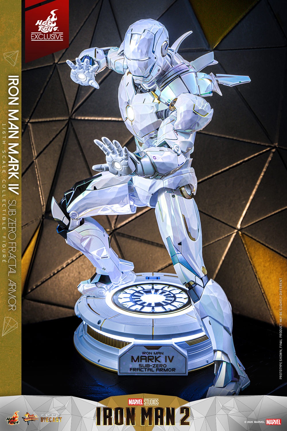 Iron Man Mark IV (Sub-Zero Fractal Armor) Marvel Sixth Scale Figure