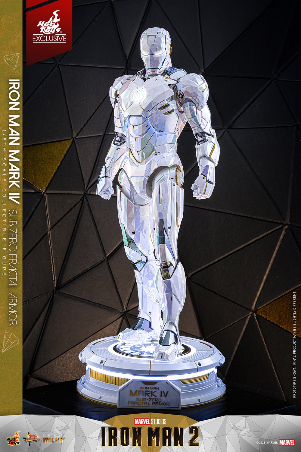 Iron Man Mark IV (Sub-Zero Fractal Armor) Marvel Sixth Scale Figure
