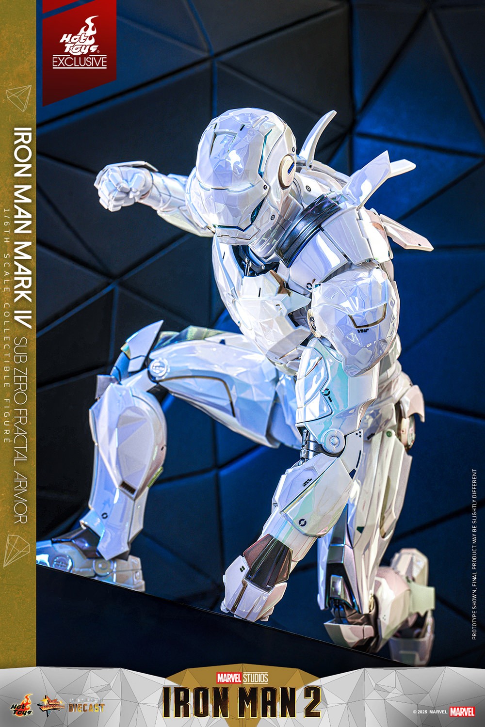 Iron Man Mark IV (Sub-Zero Fractal Armor) Marvel Sixth Scale Figure