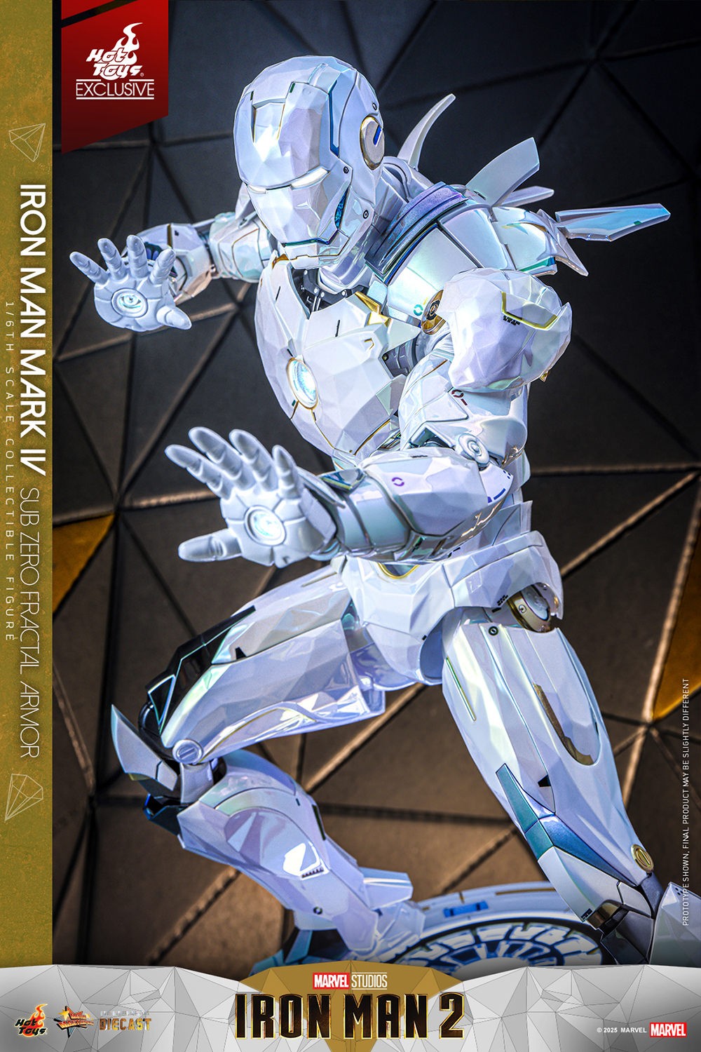Iron Man Mark IV (Sub-Zero Fractal Armor) Marvel Sixth Scale Figure