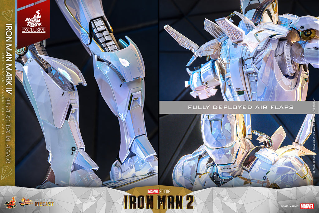 Iron Man Mark IV (Sub-Zero Fractal Armor) Marvel Sixth Scale Figure