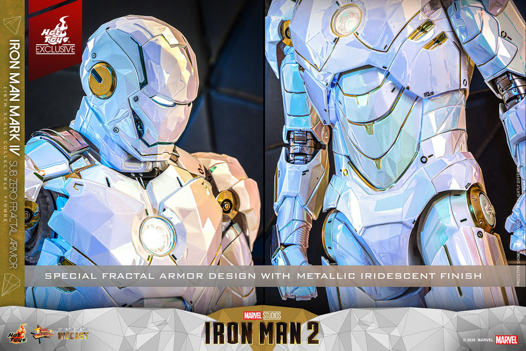 Iron Man Mark IV (Sub-Zero Fractal Armor) Marvel Sixth Scale Figure