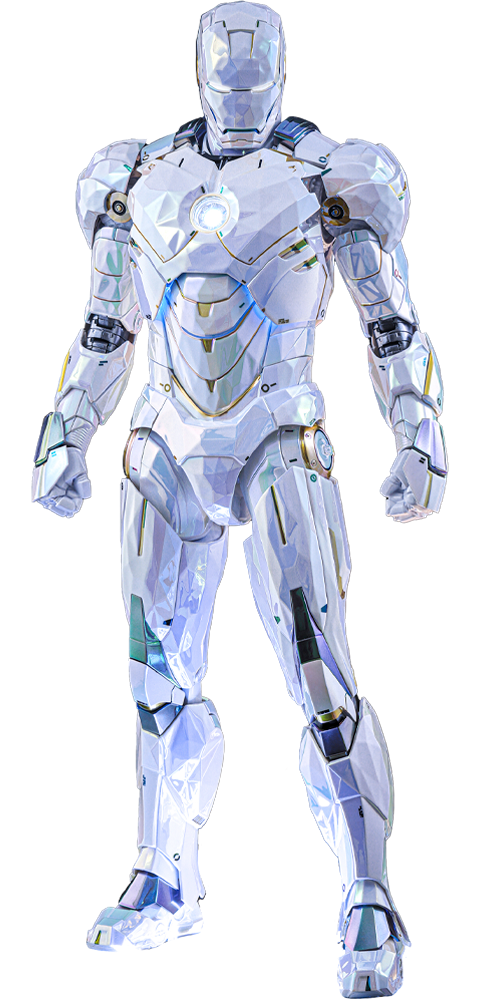 Iron Man Mark IV (Sub-Zero Fractal Armor) Marvel Sixth Scale Figure