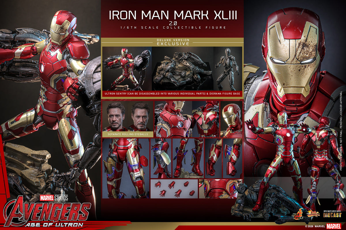 Iron Man Mark XLIII (2.0) Marvel Sixth Scale Figure